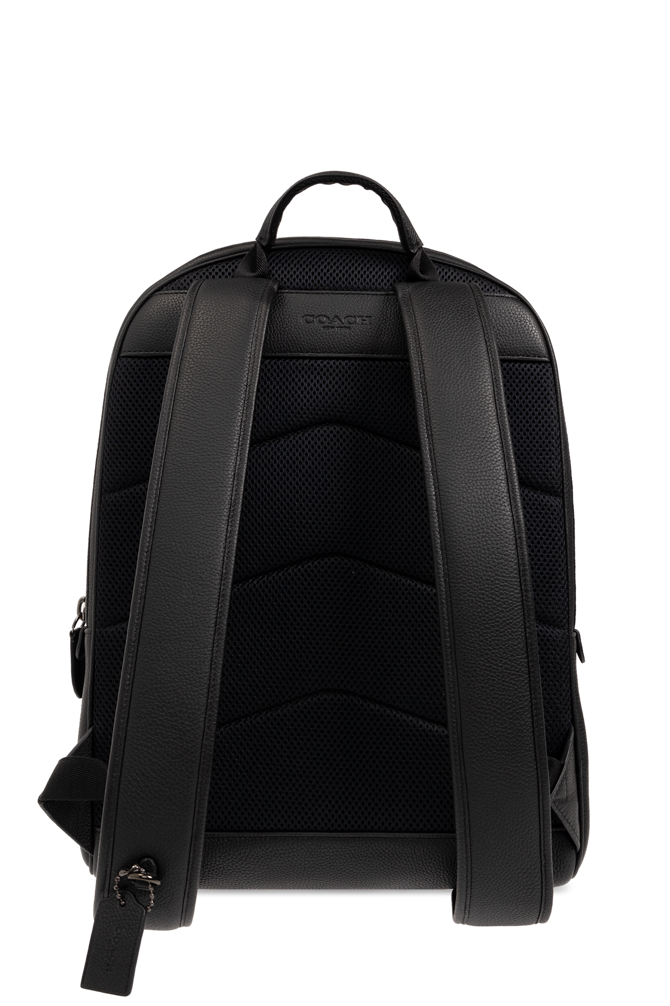 All black coach discount backpack